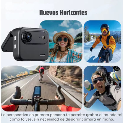 Cámara con Pantalla Abatible, grabación 4K